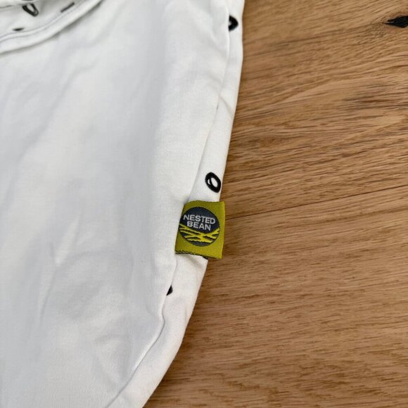 Nested Bean Baby Weighted Zen Swaddle Classic Size 0-6M White O Me O My 1.5 Tog - Picture 7 of 8